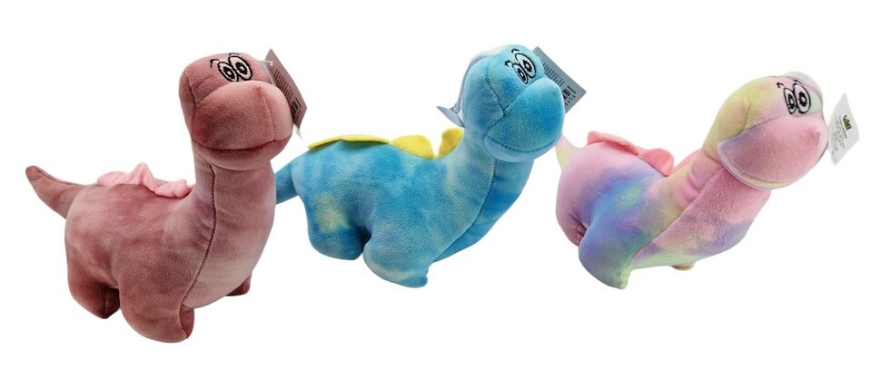 Dinosaurus plyšový 25cm - modrá