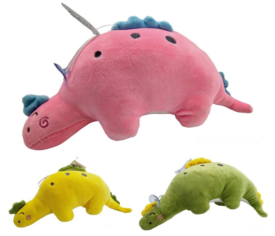 Dinosaurus plyšový 30cm - žltá
