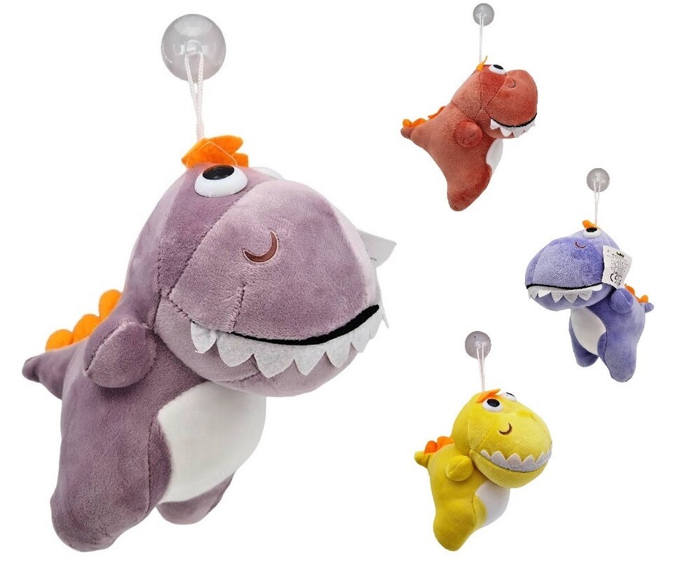 Dinosaurus plyšový 20cm - žltá