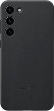 Samsung Galaxy S23+ Kožený zadný kryt čierny