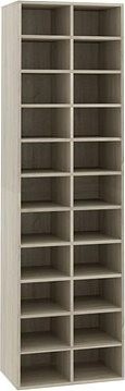 Skrinka na topánky dub sonoma 54 × 34 × 183 cm drevotrieska, 800372