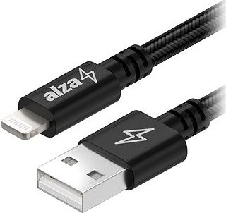AlzaPower AluCore Lightning MFi (C189) 3 m čierny