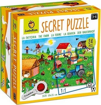 Ludattica - Secret Puzzle s lupou, Farma