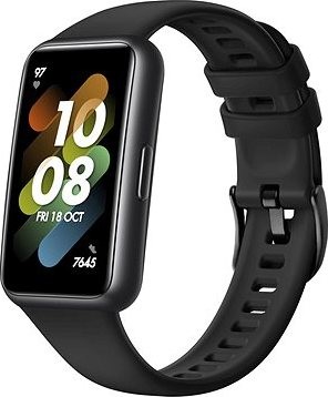 FIXED Silicone Strap pre Huawei Band 7 čierny