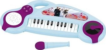 Lexibook Zábavné elektronické klávesy Disney Frozen s mikrofónom - 22 kláves