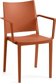 ROJAPLAST Stolička záhradná MOSK ARMCHAIR, tehlová