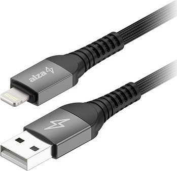 AlzaPower AluCore Ultra Durable USB-A to Lightning (C189) 2m tmavo sivý