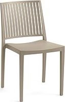 ROJAPLAST Stolička záhradná BARS, taupe