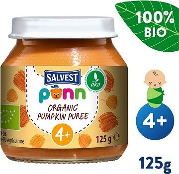 SALVEST Ponn BIO Tekvicové pyré 125 g