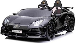 Elektrické autíčko Lamborghini Aventador 12 V dvojmiestne, čierne