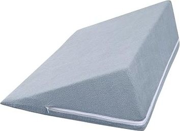 Bellatex Lonový podhlavník 2005/044 80 × 50 × 20 cm froté modro-sivá