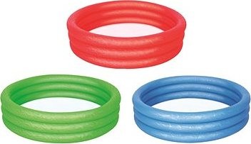Nafukovací bazén – mix farieb – 3 komory – 122 × 25 cm