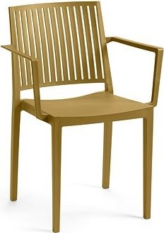ROJAPLAST Stolička záhradná BARS ARMCHAIR, ťavia hnedá