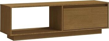 SHUMEE medovohnedý 110 × 30 × 33,5 cm masívne borové drevo