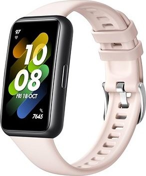 FIXED Silicone Strap na Huawei Band 7 ružový