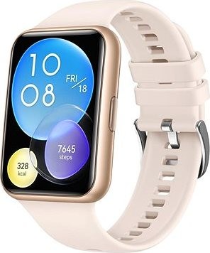 FIXED Silicone Strap pre Huawei Watch FIT2 ružový