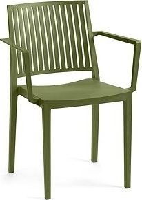 ROJAPLAST Stolička záhradná BARS ARMCHAIR, olivová