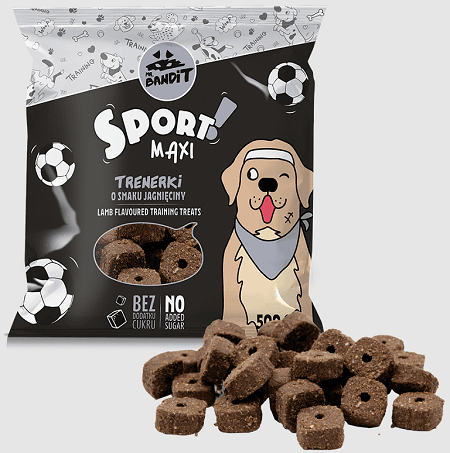 Pamlsok Mr. Bandit sport maxi lamb training treats 500g