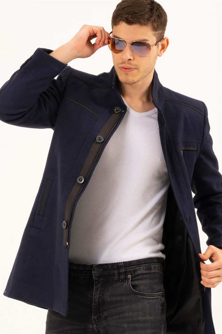 PLT8369 DEWBERRY COAT-FLAT LACQUER BLUE