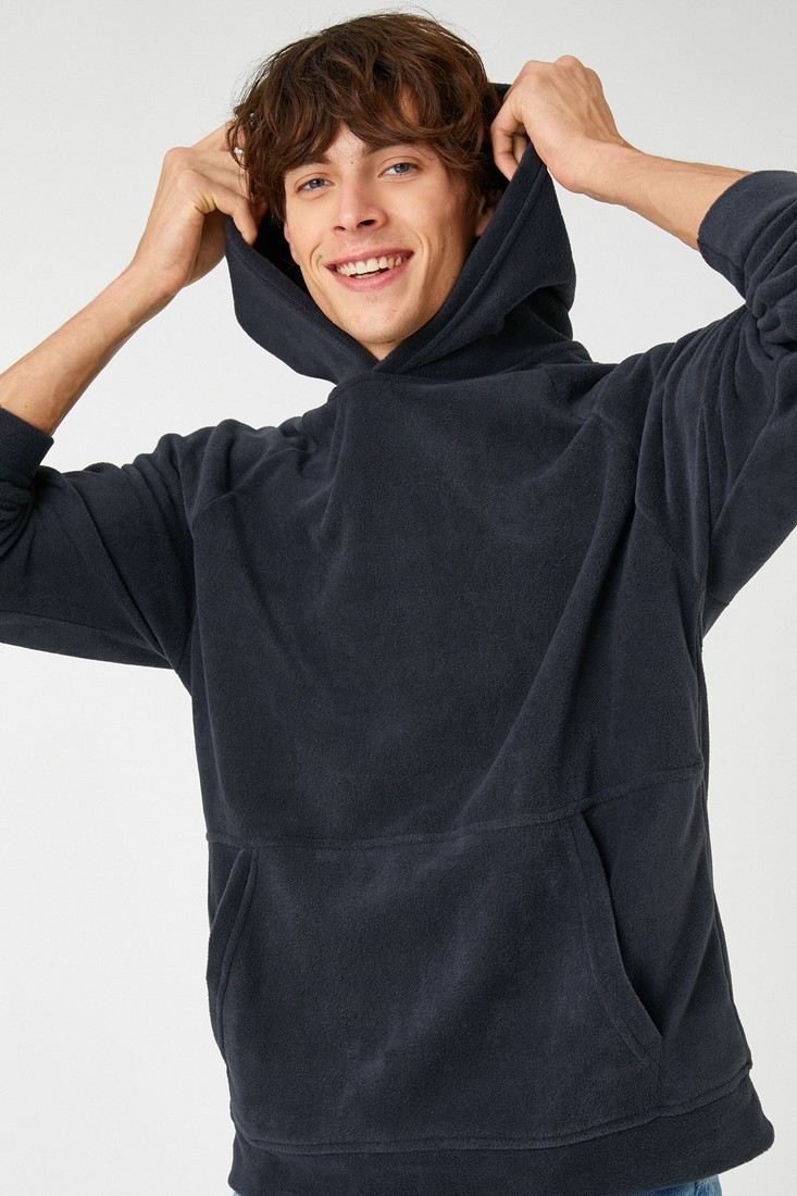 Koton Sweatshirt - Gray - Relaxed fit