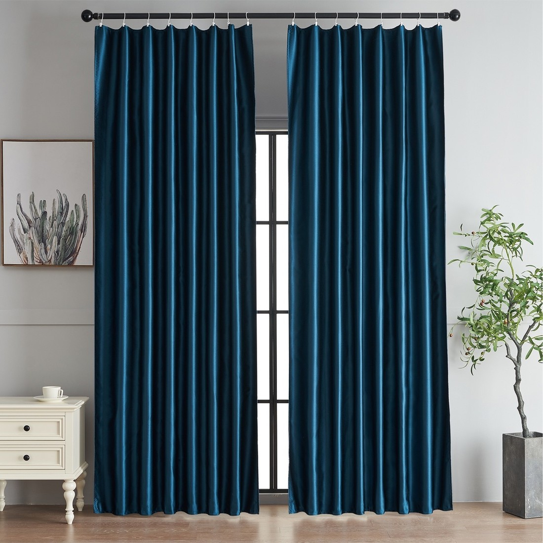 4Home Zatemňovací záves Cairo royal blue, 150 x 250 cm