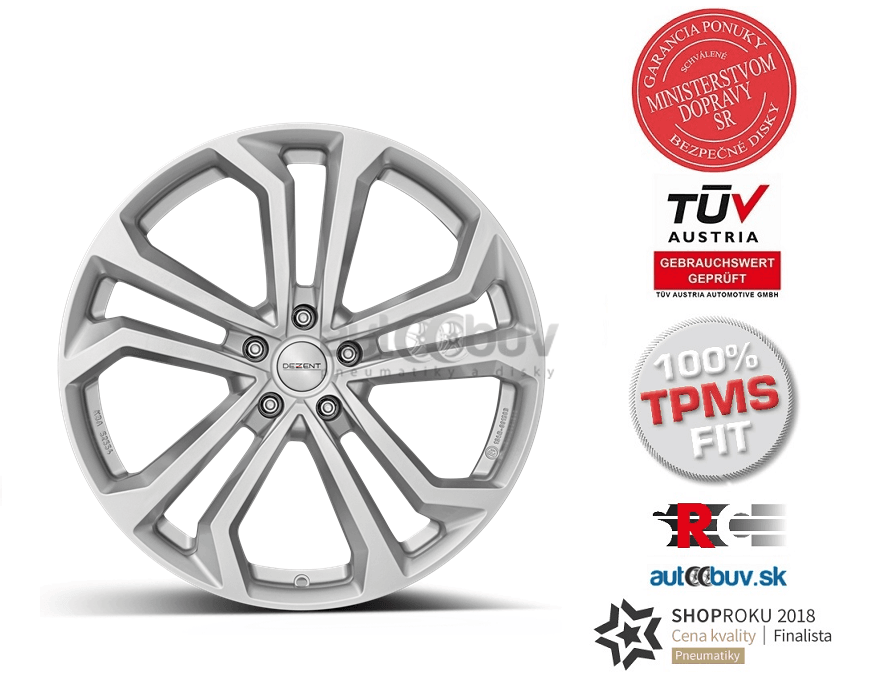 DEZENT TA silver 7.00x17 5x114.30 ET52