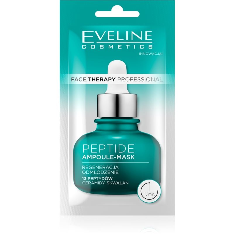 Eveline Cosmetics Face Therapy Peptide krémová maska pre regeneráciu a obnovu pleti 8 ml