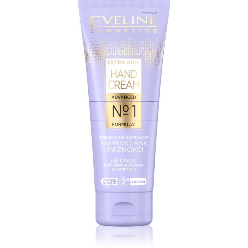 Eveline Cosmetics Extra Rich No 1. intenzívny regeneračný krém na ruky a nechty 75 ml