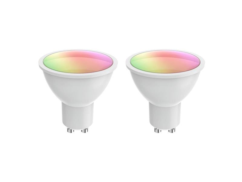 Smart sada LED žiaroviek GU10 5,5W RGB CCT WOOX R9076/2pack WiFi Tuya
