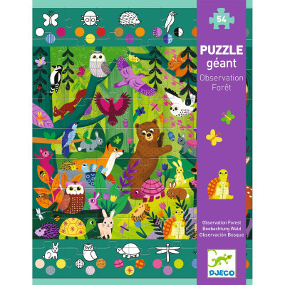 Vyhľadávacie veľké puzzle - Les - 54 ks