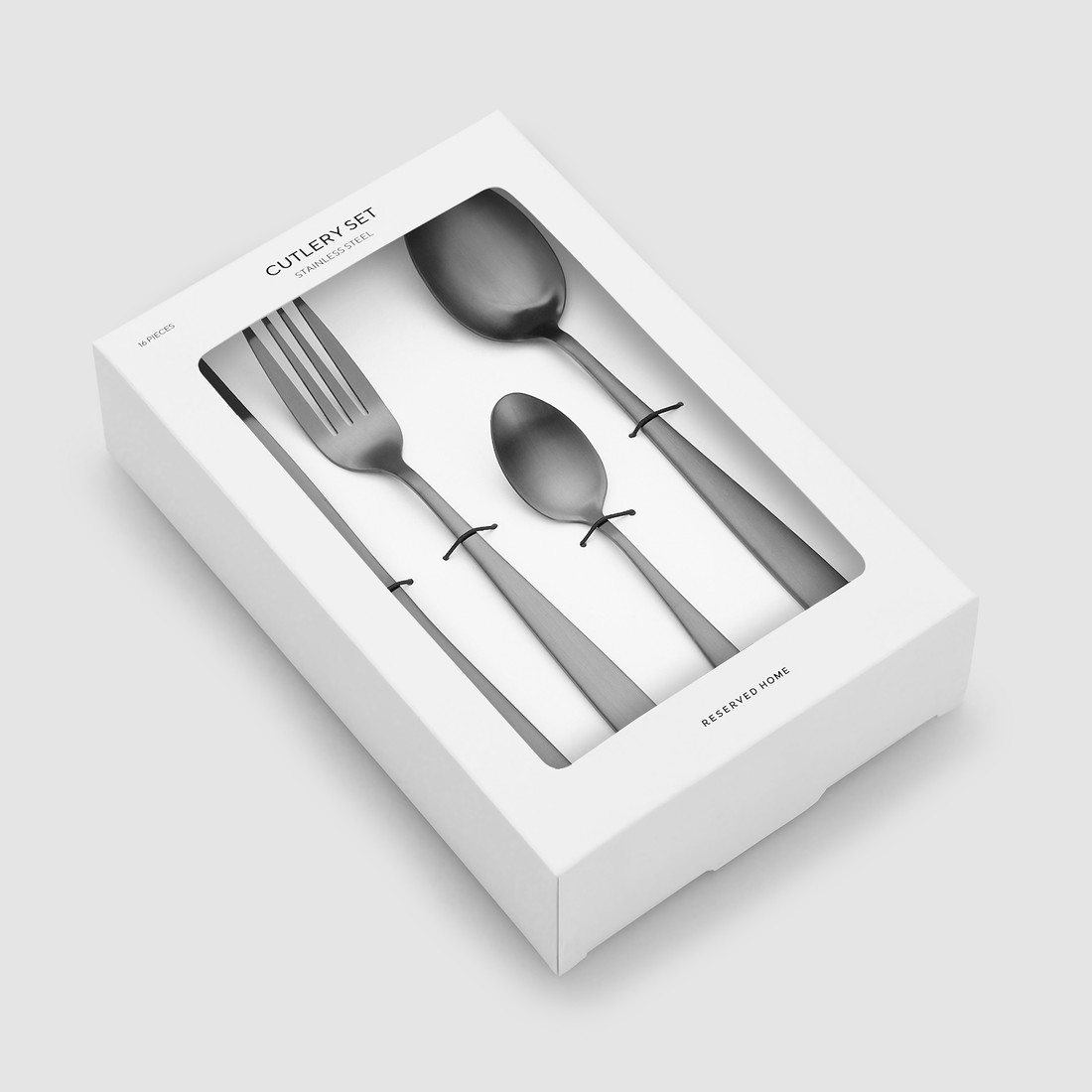 Reserved - Cutlery set - Čierna