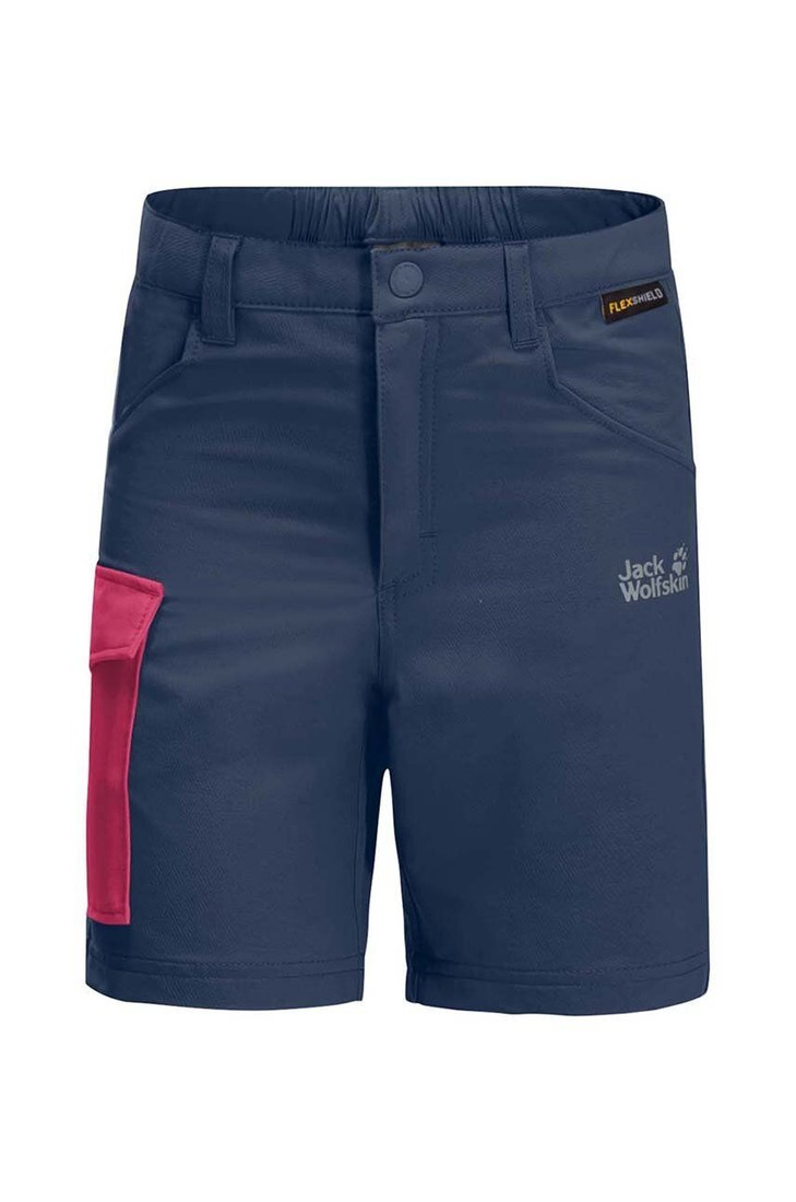 Detské krátke nohavice Jack Wolfskin ACTIVE SHORTS K vzorované