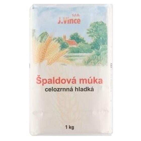 J.VINCE Špaldová celozrnná múka hladká 1 kg