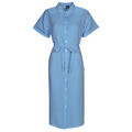 Dlhé šaty Vero Moda  VMBUMPY SS CALF SHIRT DRESS NOOS