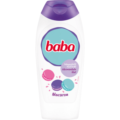 Baba  Macaron -  vôna  sladkých mandlí  sprchový gél 400ml