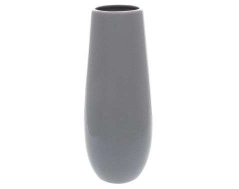 Váza Luna 30 cm, šedá%