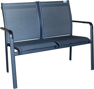 Doppler Lavica Expert Plus 2-sed. antr./čiernostrieborná