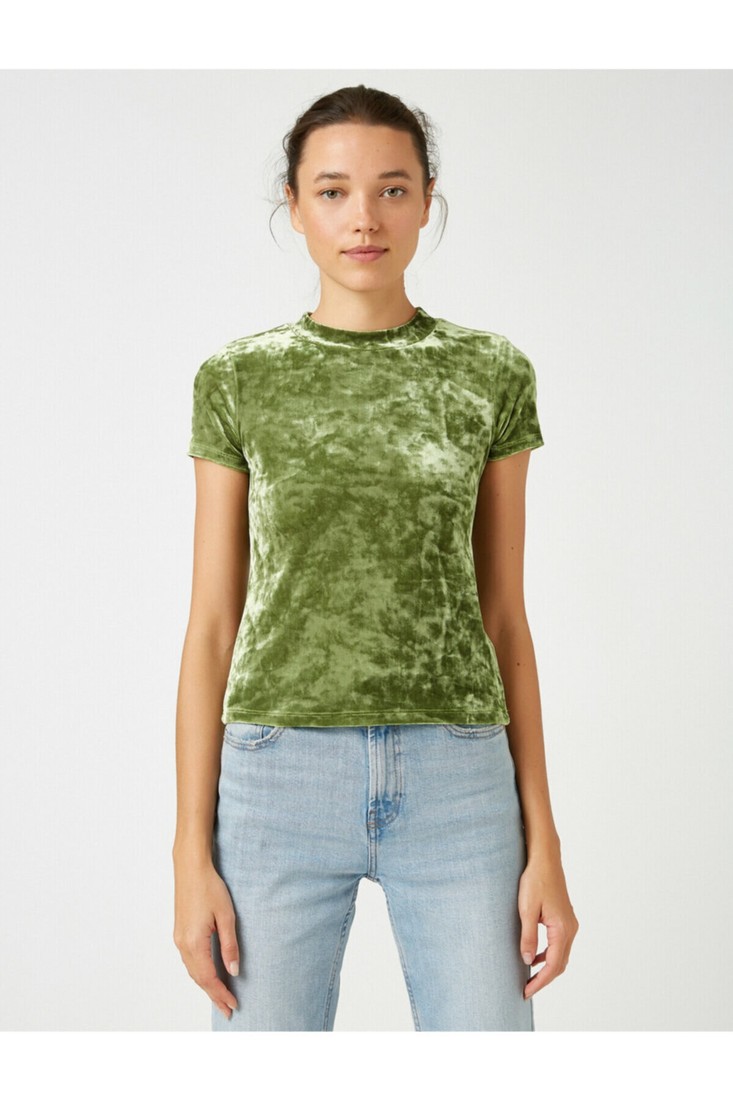 Koton T-Shirt - Green - Slim fit