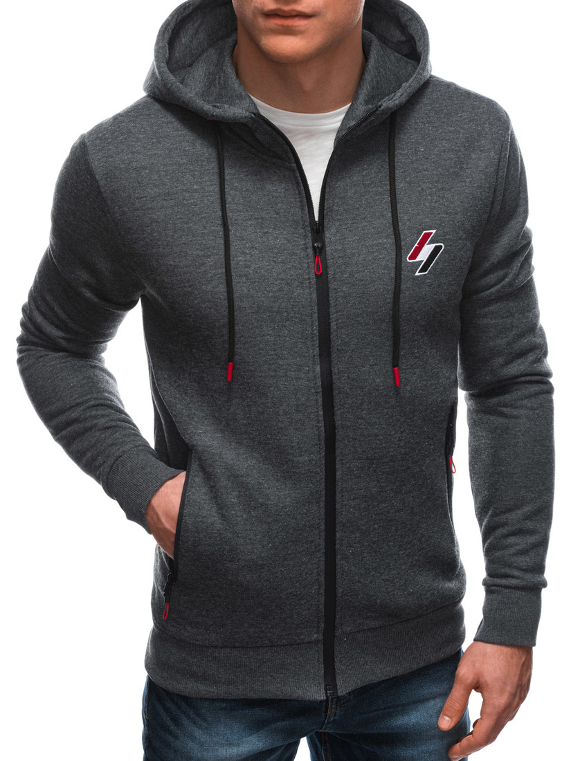 Edoti Men's zip-up sweatshirt