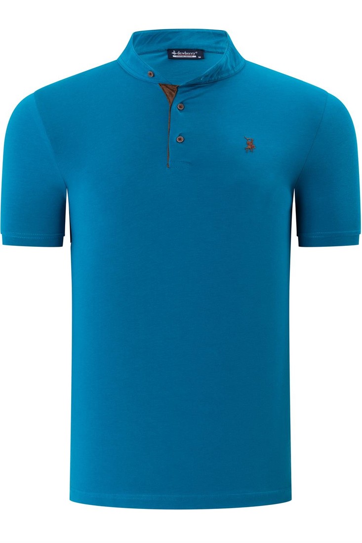 T8560 DEWBERRY T-SHIRT-PLAIN DARK TURQUOISE