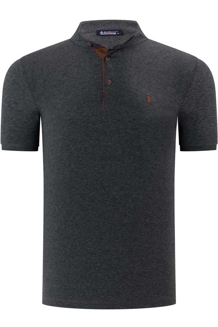 T8560 DEWBERRY T-SHIRT-PLAIN ANTHRACITE