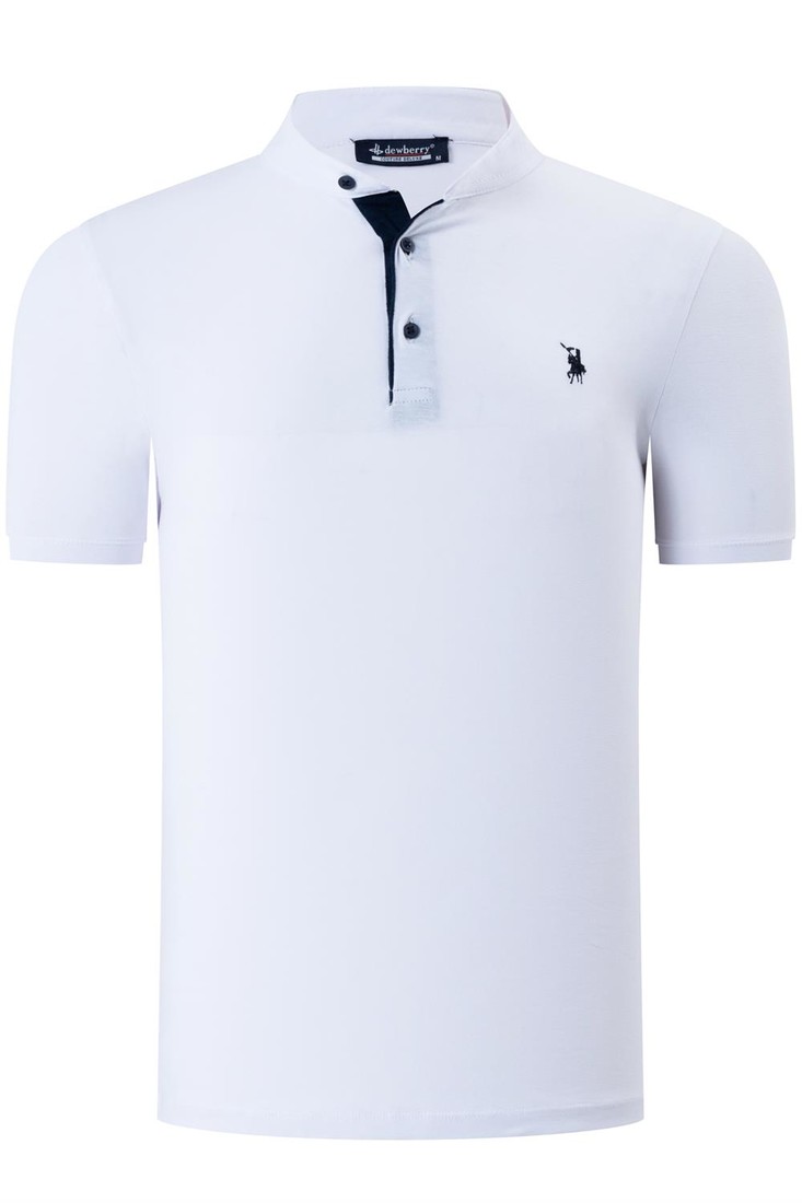 T8560 DEWBERRY T-SHIRT-PLAIN WHITE