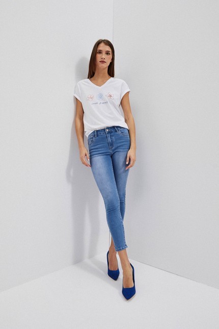 WOMEN'S JEANS L-JE-4012 BLUE