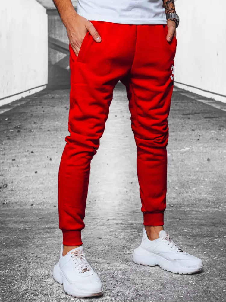 Men's Sweatpants Red Dstreet