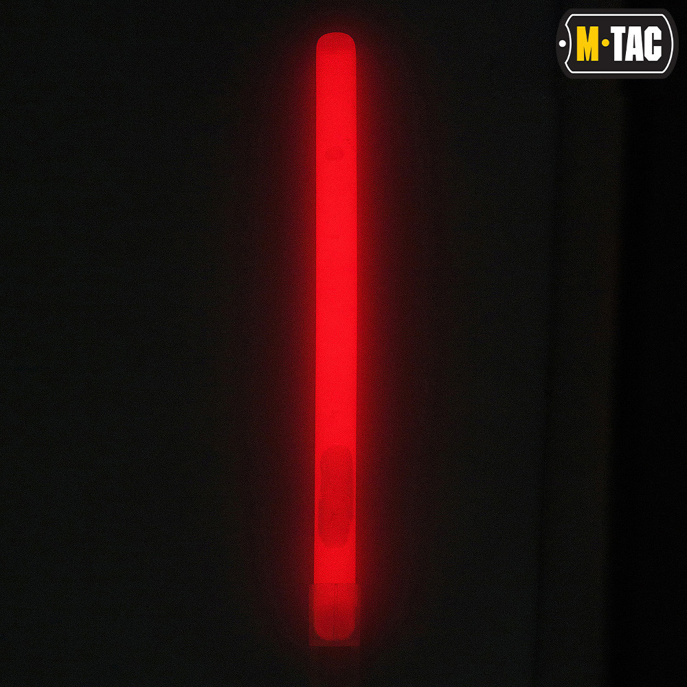 Svietiaca tyčinka M-Tac Light Glow Stick 15 cm - červená
