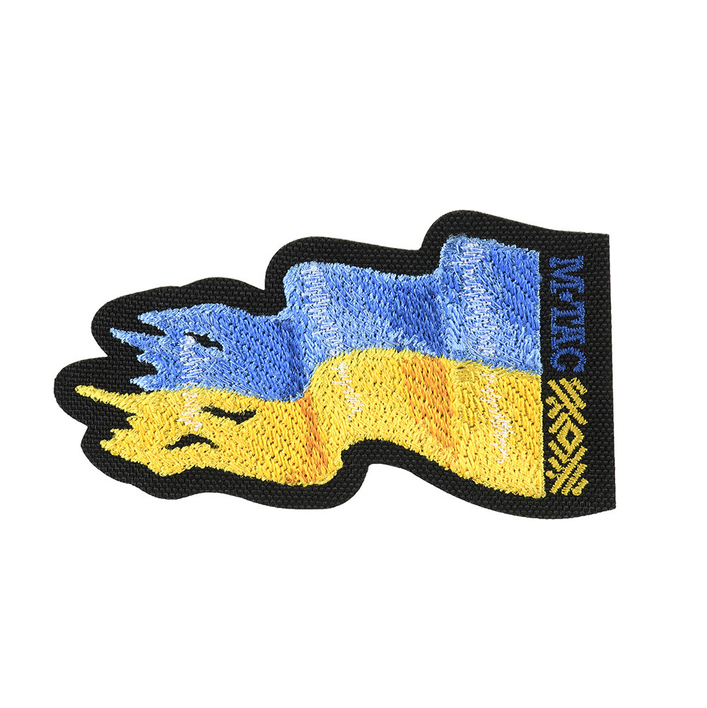 Nášivka M-Tac Battle Flag of Ukraine Reverse - čierna