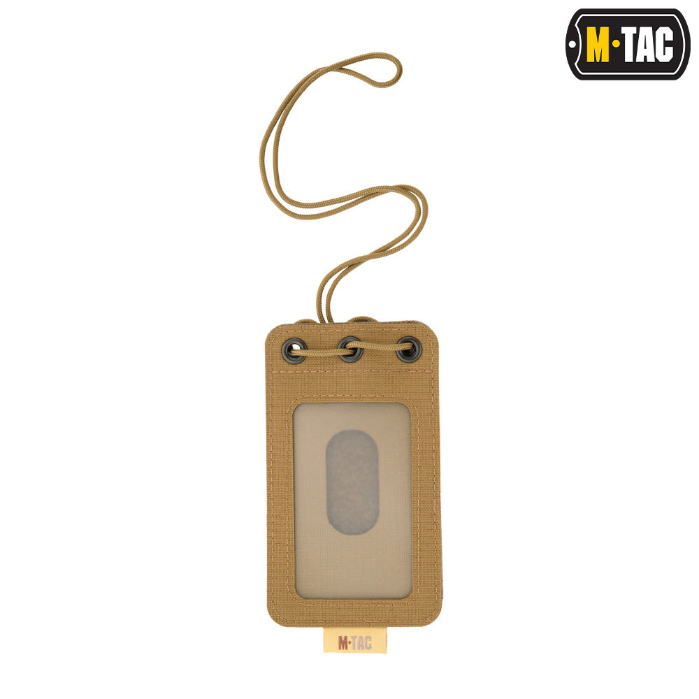 Vrecko na preukaz M-Tac Hanging ID Card Case - coyote