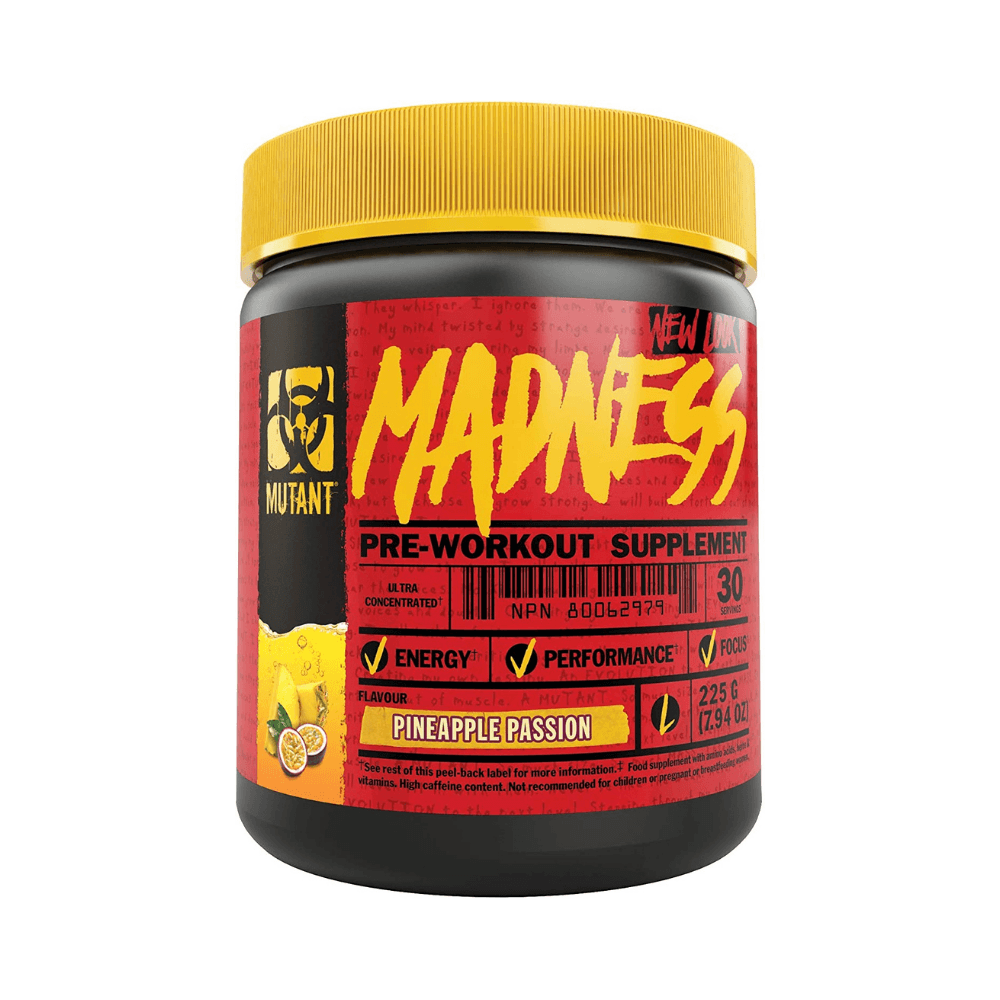 Predtréningový stimulant Mutant Madness 225 g - PVL, príchuť modrá malina