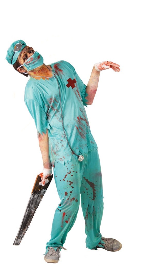 Guirca ZOMBIE CHIRURG Veľkosť - dospelý: M