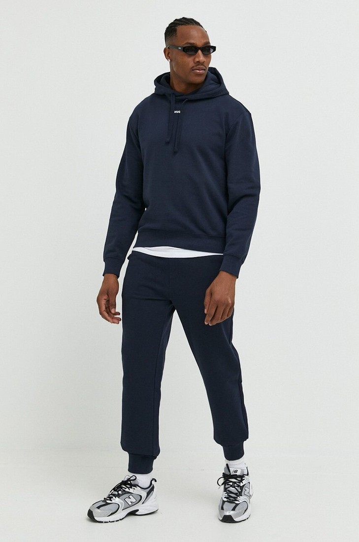 Tepláková súprava HUGO pánsky, tmavomodrá farba